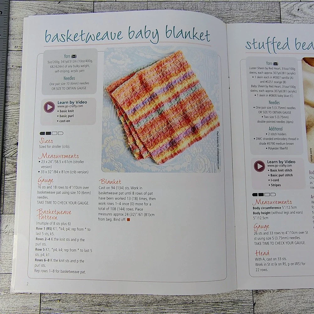 I Heart Knitting‎ Baby Gifts 2016 Fast Easy Fun Craft Pattern Book 10 Designs